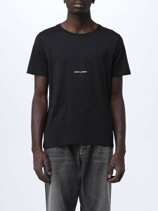 �C�� �T�����[���� SAINT LAURENT PARIS T�V���c �����Y �u���b�N T-shirts 464572YB2DQ �֐� �������� 2025AW gi