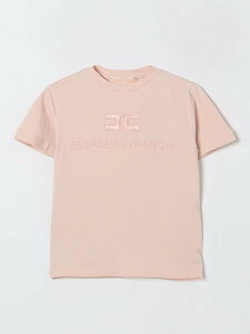 �G���U�x�b�^ �t�����L ELISABETTA FRANCHI LA MIA BAMBINA �����O�X���[�uT�V���c T�V���c �K�[���Y �s���N Long sleeve t-shirts EFTS2310JE006 �֐� �������� 2025AW gi