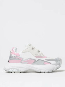 ���F���T�[�` VERSACE �X�j�[�J�[ ���f�B�[�X �z���C�g Sneakers 10163181A14022 �֐� �������� 2025AW gi
