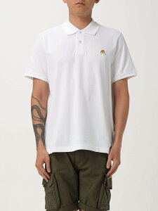 ���[�X �i�b�N���Y MOOSE KNUCKLES �|���V���c �����Y �z���C�g Polo shirts M34MT712G �֐� �������� 2026SS gi