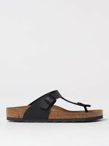 �r���P���V���g�b�N BIRKENSTOCK �t���b�g�V���[�Y �T���_�� �����Y �u���b�N Flat Shoes 0043691 ~ �֐� �������� 2025AW gi