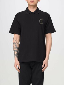 �W���X�g �J���@�� JUST CAVALLI �|���V���c �����Y �u���b�N Polo shirts 78OAGT13CJ506 �֐� �������� 2025AW gi
