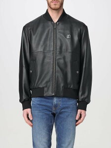 �W���X�g �J���@�� JUST CAVALLI �W���P�b�g �����Y �u���b�N Jackets 78OAVP01CP009 �֐� �������� 2025SS gi