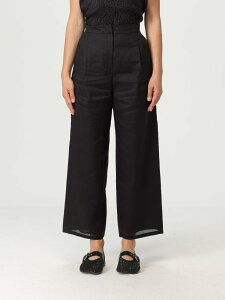 �}�b�N�X�}�[�� �X�e���f�B�I MAX MARA STUDIO �Y�{�� �p���c ���f�B�[�X �u���b�N Trousers 2516131092600 �֐� �������� 2025SS gi