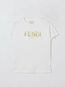 FENDI FENDI �����O�X���[�uT�V���c T�V���c �{�[�C�Y Long sleeve t-shirts JFI3757AJ �֐� �������� 2025AW gi