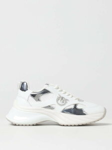�s���R PINKO �X�j�[�J�[ ���f�B�[�X �z���C�g Sneakers SS067E022 �֐� �������� 2025SS gi