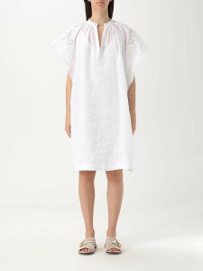 �}�b�N�X�}�[�� �X�e���f�B�I MAX MARA STUDIO �����s�[�X �h���X ���f�B�[�X �z���C�g Dresses 2516231012600 �֐� �������� 2025AW gi
