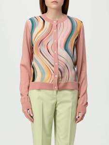 �|�[���E�X�~�X PS PAUL SMITH �Z�[�^�[ �j�b�g�E�F�A ���f�B�[�X �s���N Knitwear W2R800KP31262 �֐� �������� 2025SS gi