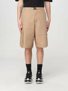 �W���X�g �J���@�� JUST CAVALLI �V���[�c �����Y �O���[ Shorts 78OAD102N0132 �֐� �������� 2025SS gi