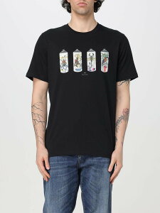 �|�[���X�~�X PAUL SMITH T�V���c �����Y �u���b�N T-shirts M2R011RPP5080 �֐� �������� 2025SS gi