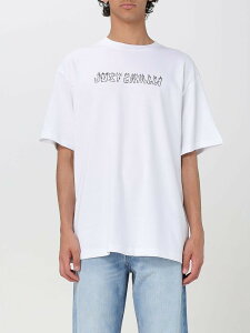 �W���X�g �J���@�� JUST CAVALLI T�V���c �����Y �z���C�g T-shirts 78OAHT09CJ518 �֐� �������� 2025SS gi