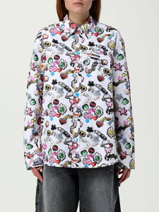 �}�[�N �W�F�C�R�u�X MARC JACOBS �V���c ���f�B�[�X �z���C�g Shirts 2S5RTP055W23 �֐� �������� 2025SS gi