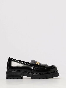 �G���U�x�b�^ �t�����L ELISABETTA FRANCHI LA MIA BAMBINA �o���G�V���[�Y �V���[�Y �K�[���Y �u���b�N Ballet flats F4A4E0398 �֐� �������� 2025AW gi