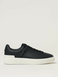 �o���}�� BALMAIN �X�j�[�J�[ ���f�B�[�X �u���b�N Sneakers FN1VI690LVTR �֐� �������� 2025AW gi