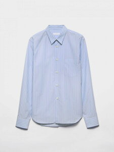 �v���_ PRADA �V���c �����Y �u���[ Shirts UCN62717LQ �֐� �������� 2025AW gi