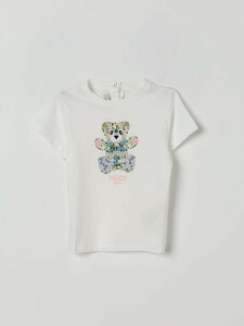 �t�F���f�B FENDI T�V���c �g�b�v�X �x�r�[���j�Z�b�N�X �z���C�g T-shirt BFI1717AJ �֐� �������� 2025AW gi