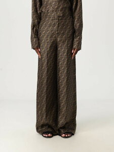 �t�F���f�B FENDI �Y�{�� �p���c ���f�B�[�X Trousers FR6606A8G3 �֐� �������� 2025AW gi