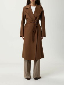 �}�b�N�X�}�[�� �X�e���f�B�I MAX MARA STUDIO �g�����`�R�[�g �R�[�g ���f�B�[�X �u���E�� Coats and trench coats 2526016111600 �֐� �������� 2025AW gi