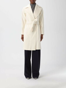 �}�b�N�X�}�[�� �X�e���f�B�I MAX MARA STUDIO �g�����`�R�[�g �R�[�g ���f�B�[�X �z���C�g Coats and trench coats 2526016091600 �֐� �������� 2025AW gi