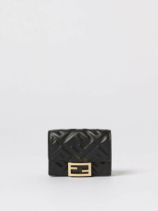 �t�F���f�B FENDI �J�[�h�z���_�[ ���z ���f�B�[�X �u���b�N Wallets and Card Holders 8M0395AAJD �֐� �������� 2026SS gi