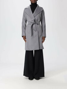 �}�b�N�X�}�[�� �X�e���f�B�I MAX MARA STUDIO �g�����`�R�[�g �R�[�g ���f�B�[�X �O���[ Coats and trench coats 2526016091600 �֐� �������� 2025AW gi