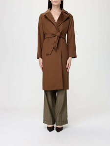 �}�b�N�X�}�[�� �X�e���f�B�I MAX MARA STUDIO �g�����`�R�[�g �R�[�g ���f�B�[�X �u���E�� Coats and trench coats 2526016051600 �֐� �������� 2025AW gi