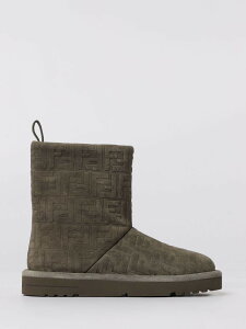 �t�F���f�B FENDI �u�[�c ���f�B�[�X �O���[ Boots 8T8606ASA1 �֐� �������� 2025AW gi