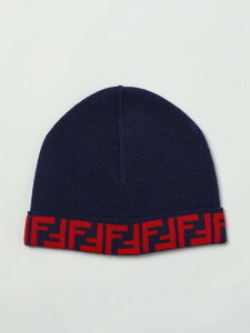FENDI FENDI �n�b�g �X�q �K�[���Y �u���[ Hats JUP063AO29 �֐� �������� 2025AW gi