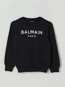 �o���}�� BALMAIN �N���[�l�b�N�W�����p�[ �j�b�g�E�F�A �{�[�C�Y �u���b�N Crew neck jumpers BX4P10Z3183 �֐� �������� 2025AW gi