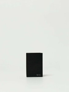 �|�[���X�~�X PAUL SMITH �J�[�h�z���_�[ ���z �����Y �u���b�N Wallets and Card Holders M1A4774TGLECO �֐� �������� 2025AW gi