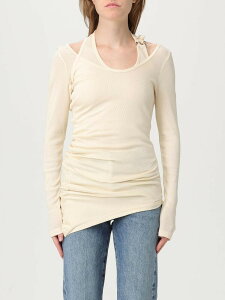 �W�����|�[���E�S���`�G JEAN PAUL GAULTIER T�V���c �g�b�v�X ���f�B�[�X �x�[�W�� T-shirts and tops 2503WTO287J000 Beige �֐� �������� 2025AW gi