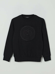 �o���}�� BALMAIN �N���[�l�b�N�W�����p�[ �j�b�g�E�F�A �{�[�C�Y �u���b�N Crew neck jumpers BX4Q40Z3183 �֐� �������� 2025AW gi