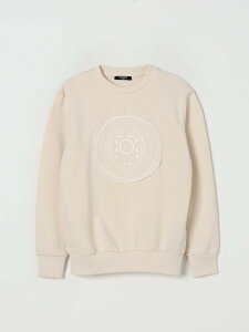 �o���}�� BALMAIN �N���[�l�b�N�W�����p�[ �j�b�g�E�F�A �{�[�C�Y �x�[�W�� Crew neck jumpers BX4Q40Z3183 �֐� �������� 2025AW gi