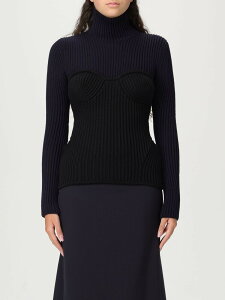 �W�����|�[���E�S���`�G JEAN PAUL GAULTIER �Z�[�^�[ �j�b�g�E�F�A ���f�B�[�X �u���[ Knitwear 2503WPO005K001 Blue �֐� �������� 2025AW gi