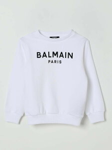 �o���}�� BALMAIN �N���[�l�b�N�W�����p�[ �j�b�g�E�F�A �{�[�C�Y �z���C�g Crew neck jumpers BX4P10Z3183 �֐� �������� 2026SS gi