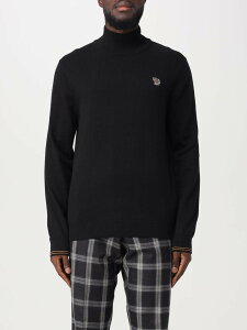 �|�[���X�~�X PAUL SMITH �Z�[�^�[ �j�b�g�E�F�A �����Y �u���b�N Knitwear M2R230YZL21931 �֐� �������� 2023AW gi
