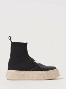 �G���G���V�b�N�X ���]�� �}���W�F�� MM6 MAISON MARGIELA ����X�j�[�J�[ �X�j�[�J�[ �K�[���Y �u���b�N High top sneakers 81001 �֐� �������� 2025AW gi