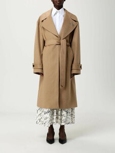 �J�[�� ���K�[�t�F���h KARL LAGERFELD �g�����`�R�[�g �R�[�g ���f�B�[�X �u���E�� Coats and trench coats A3W15010 Camel �֐� �������� 2025AW gi