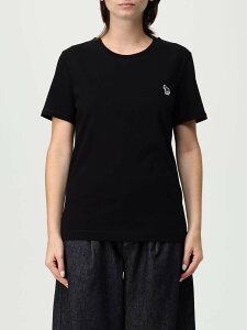 �|�[���E�X�~�X PS PAUL SMITH �|���V���c T�V���c ���f�B�[�X �u���b�N T-shirts and polo shirts W2RG799EP1846 �֐� �������� 2025AW gi