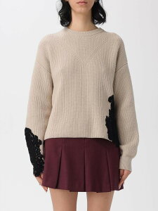 �s���R PINKO �Z�[�^�[ �j�b�g�E�F�A ���f�B�[�X �x�[�W�� Knitwear 105505A2R1 �֐� �������� 2025AW gi