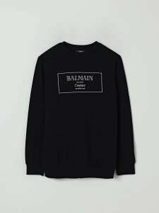 �o���}�� BALMAIN �N���[�l�b�N�W�����p�[ �j�b�g�E�F�A �{�[�C�Y �u���b�N Crew neck jumpers BX4P80Z3183 �֐� �������� 2025AW gi