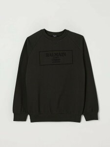 �o���}�� BALMAIN �N���[�l�b�N�W�����p�[ �j�b�g�E�F�A �{�[�C�Y �O���[�� Crew neck jumpers BX4P80Z3183 �֐� �������� 2025AW gi