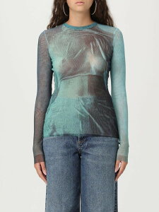�W�����|�[���E�S���`�G JEAN PAUL GAULTIER T�V���c �g�b�v�X ���f�B�[�X �u���[ T-shirts and tops 2503WTO310M004P Blue �֐� �������� 2025AW gi