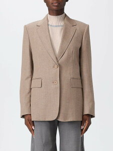 �}�b�N�X�}�[�� �X�e���f�B�I MAX MARA STUDIO �X�[�c�W���P�b�g �X�[�c �W���P�b�g ���f�B�[�X �u���E�� Suit Jackets 2526046071600 �֐� �������� 2025AW gi