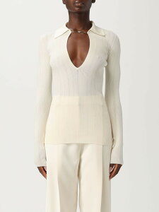 �G���U�x�b�^ �t�����L ELISABETTA FRANCHI �Z�[�^�[ �j�b�g�E�F�A ���f�B�[�X Knitwear MK09B �֐� �������� 2025AW gi