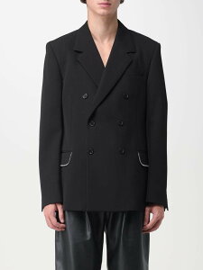 �I�t�z���C�g OFF WHITE �W���P�b�g �����Y �u���b�N Jackets OMEN072F23FAB002 �֐� �������� 2025AW gi