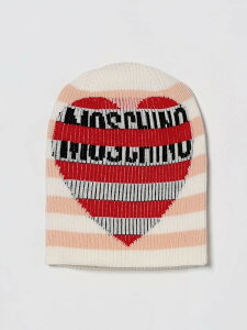 ���X�L�[�m �W�[���Y MOSCHINO JEANS �n�b�g �X�q ���f�B�[�X �s���N Hats 3681 8212 Pink �֐� �������� 2025AW gi