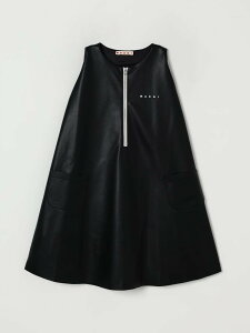 �}���j MARNI �����s�[�X �h���X �{�[�C�Y �u���b�N Dresses M01501M00W2 �֐� �������� 2025AW gi