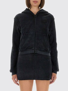 �A���L�T���_�[���� ALEXANDER WANG �g���[�i�[ ���f�B�[�X �u���b�N Sweatshirts 4CC3252647 �֐� �������� 2025AW gi