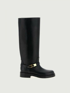 �G���U�x�b�^ �t�����L ELISABETTA FRANCHI �u�[�c ���f�B�[�X �u���b�N Boots SA57B �֐� �������� 2025AW gi